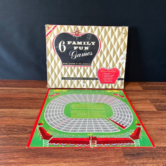 Vintage Board Game - 6 Family Fun Games - Picture 11 of 13